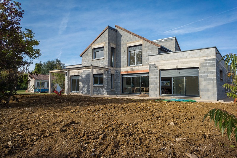 Chantier D'une Maison En Construction